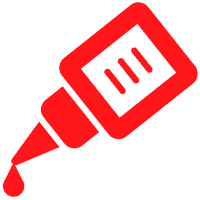 Strong adhesive stickers